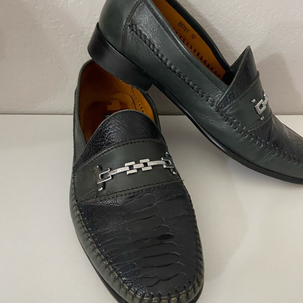 David Eden Genuine Leather High Quality Crocodile Ostrich Size